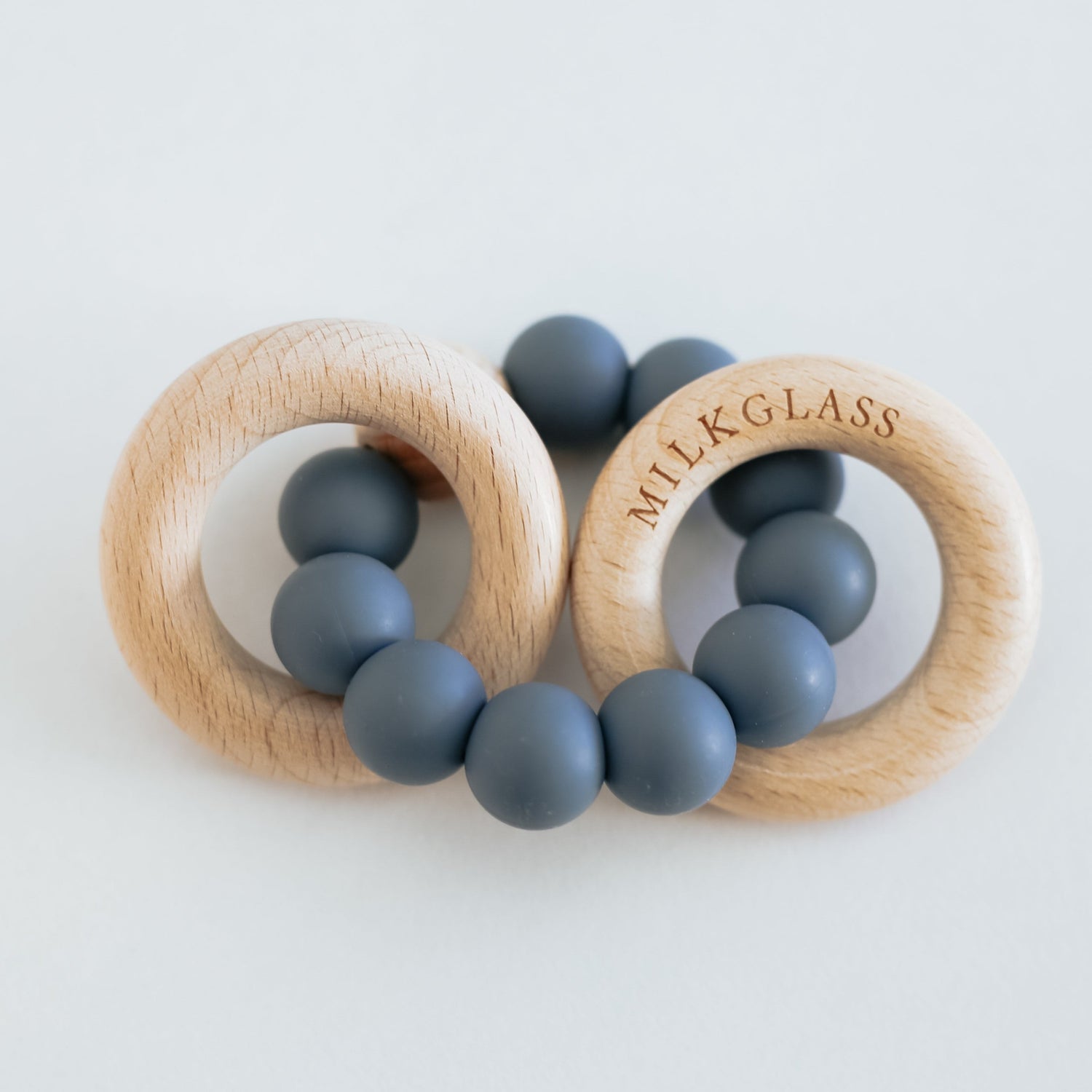 Ring Teether | Wood Baby Teether | Silicone Teether