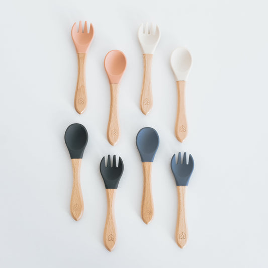 Baby Utensils | Silicone Utensils | Baby Fork | Baby Spoon