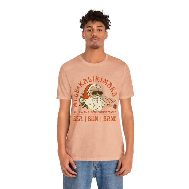 Santa All I Want For Christmas Graphic Tee