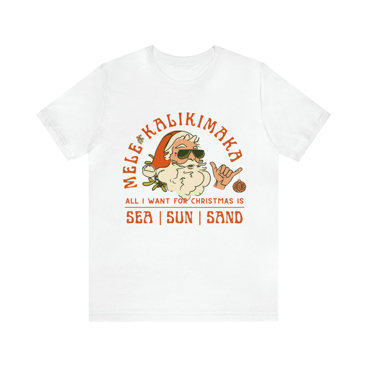 Santa All I Want For Christmas Graphic Tee