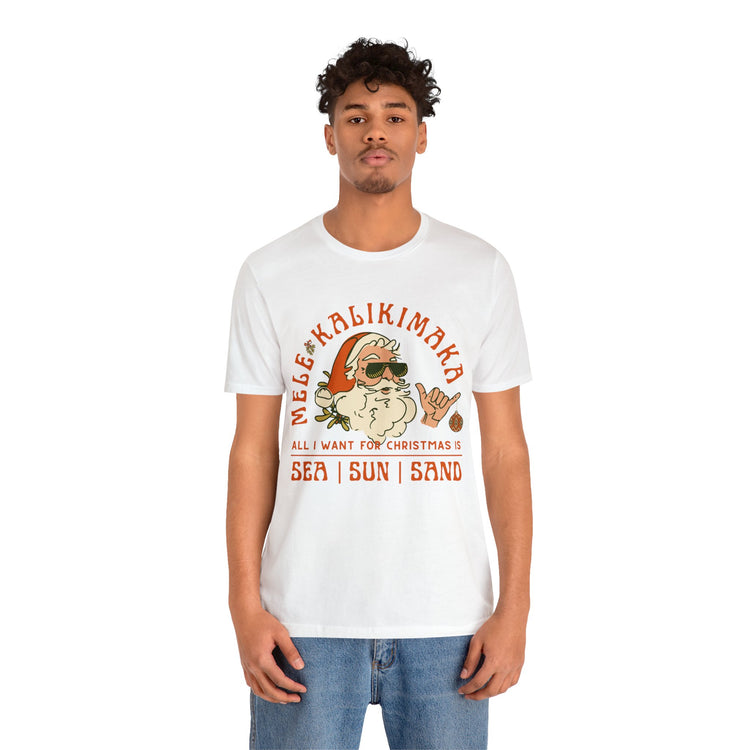 Santa All I Want For Christmas Graphic Tee