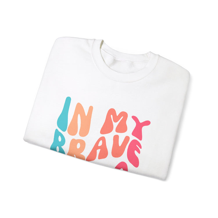 In My Brave Era Colorful Crewneck Sweatshirt