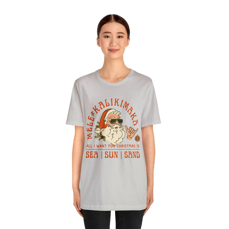Santa All I Want For Christmas Graphic Tee
