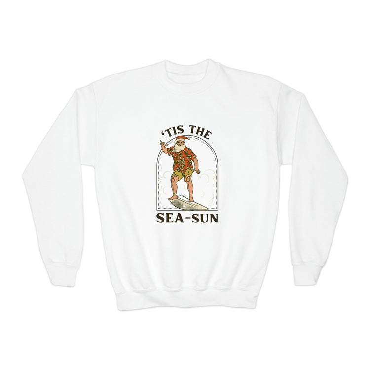 Youth Tis The Sea Sun Crewneck Sweatshirt