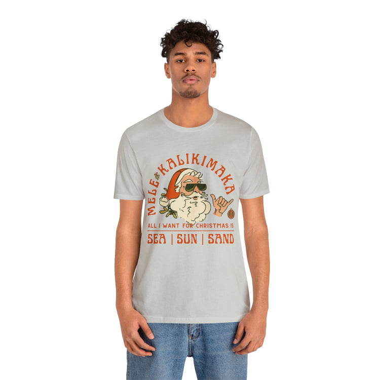 Santa All I Want For Christmas Graphic Tee