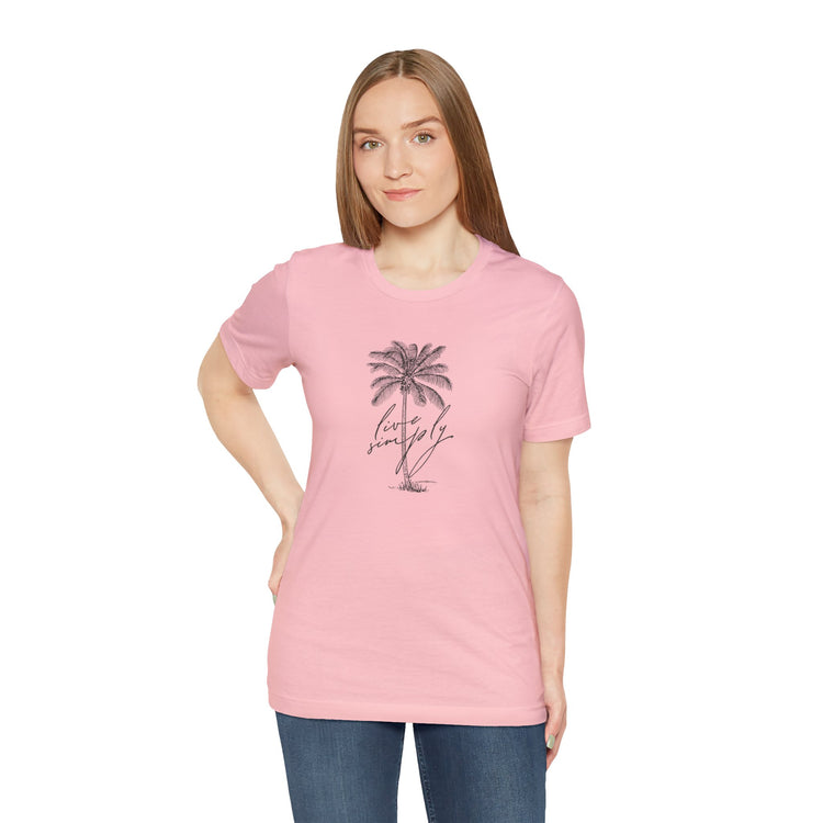 Unisex Live Simply Palm Graphic Tee