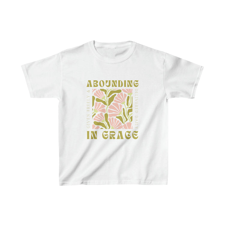 Kids Abounding In Grace Cotton Tee