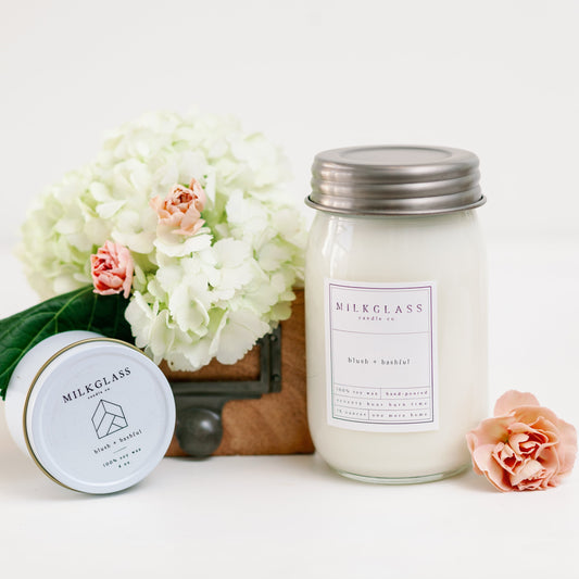 spring candle - soy candle - floral candle