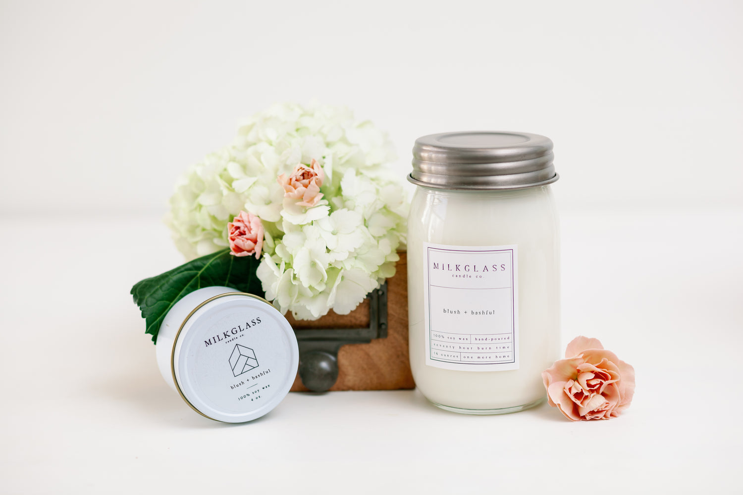 spring candle - soy candle - floral candle