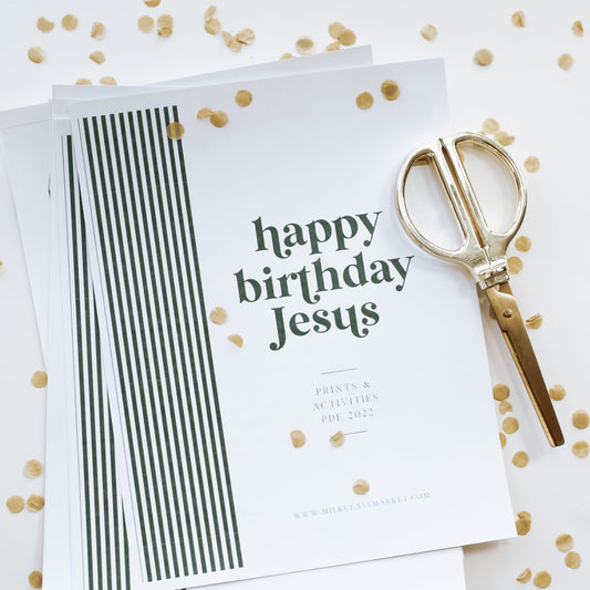 Happy Birthday Jesus Activity + Print PDF