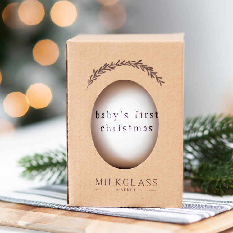 Baby's First Christmas Heirloom Ornament