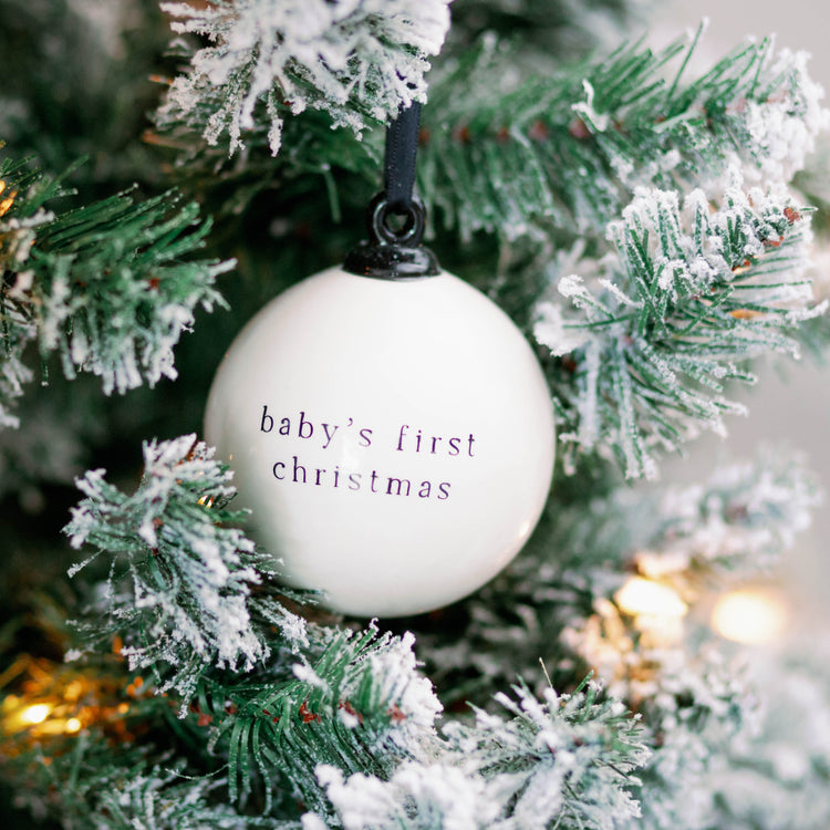Baby's First Christmas Heirloom Ornament